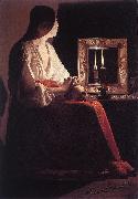 LA TOUR, Georges de The Penitent Magdalen s oil painting artist